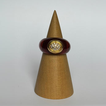 MODERNE WIJNRODE 'BENITAH' RING